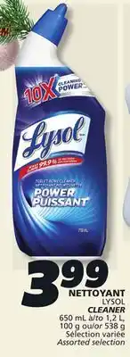 IGA LYSOL CLEANER offer