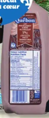 IGA QUÉBON CHOCOLATE MILK offer