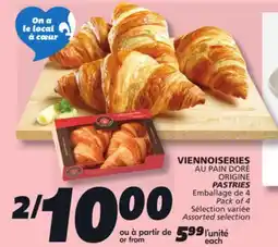 IGA AU PAIN DORÉ ORIGINE PASTRIES offer