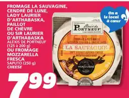 IGA ALEXIS DE PORTNEUF (125 to 200 g) OR SAPUTO (250 g) CHEESE offer