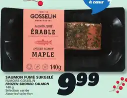IGA FUMOIRS GOSSELIN FROZEN SMOKED SALMON offer