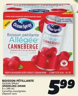 IGA OCEAN SPRAY SPARKLING DRINK offer