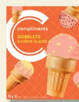 IGA COMPLIMENTS ICE CREAM CUPS offer