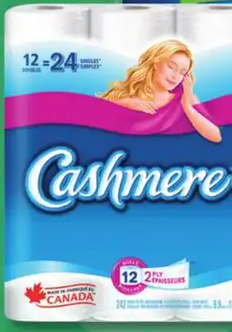 IGA CASHMERE BATHROOM TISSUE offer
