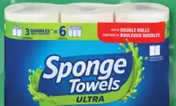 IGA SPONGE TOWELS ULTRA PAPER TOWELS offer
