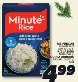 IGA RICE MINUTE RICE offer