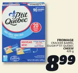 IGA CRACKER BARREL OR P'TIT QUÉBEC CHEESE offer