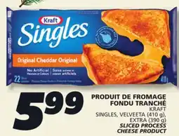 IGA KRAFT SINGLES SLICED PROCESS CHEESE PRODUCT offer
