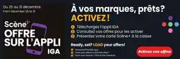 IGA Scene app offert offer