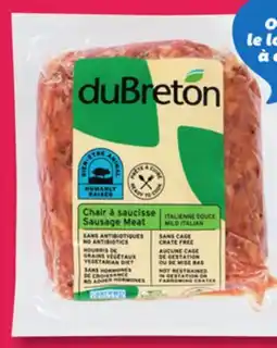 IGA DU BRETON FRESH SAUSAGE MEAT offer