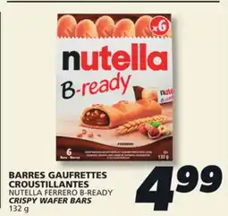 IGA NUTELLA FERRERO B-READY CRISPY WAFER BARS offer