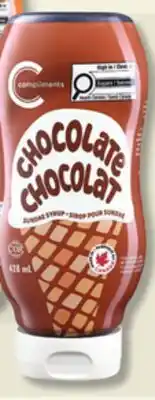 IGA COMPLIMENTS SUNDAE SYRUP offer