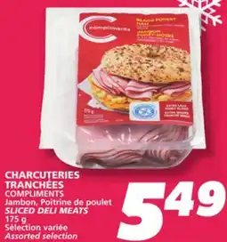 IGA COMPLIMENTS SLICED DELI MEATS offer