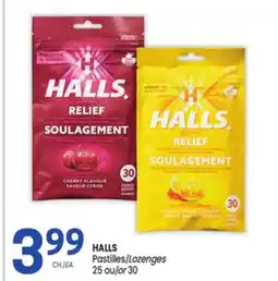Uniprix HALLS Pastilles/Lozenges offer