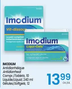 Uniprix IMODIUM Antidiarrhéique /Antidiarrheal offer