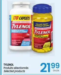 Uniprix TYLENOL Produits sélectionnés/Selected products offer