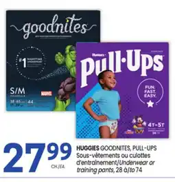 Uniprix HUGGIES GOODNITES, PULL-UPS Sous-vêtements ou culottes d'entraînement/Underwear or training pants offer