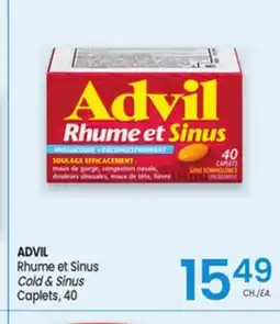 Uniprix ADVIL Rhume et Sinus/Cold & Sinus Complete offer