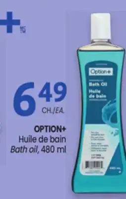 Uniprix OPTION+ Huile de bain / Bath oil offer