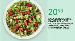 IGA ARUGULA, NUT, AND STRAWBERRY SALAD offer