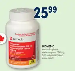 Familiprix BIOMEDIC Acetaminophen offer