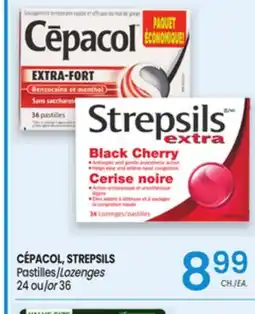 Uniprix CÉPACOL, STREPSILS Pastilles/Lozenges offer