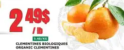Marches Tau CLEMENTINES BIOLOGIQUES offer