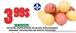 Marches Tau PATATES JAUNE,ROUGE OU BLANC BIOLOGIQUES offer