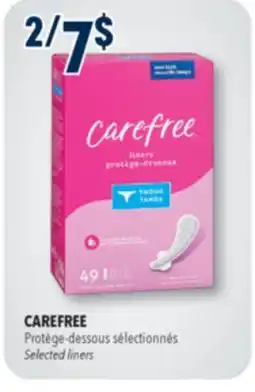 Familiprix CAREFREE, Selected liners offer