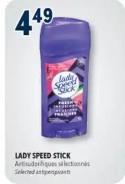 Familiprix Lady Speed Stick Fresh Infusions invisible antiperspirant fruity melon 65g offer