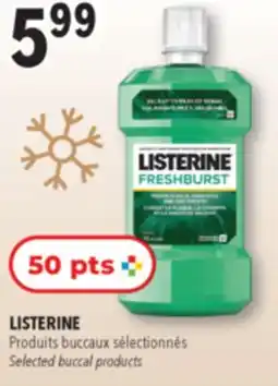 Familiprix Listerine Listerine fresh burst antiseptic mouthwash 1L offer