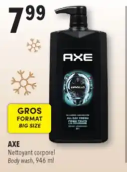 Familiprix Axe Apollo body wash Sage & Cedarwood 946ml offer