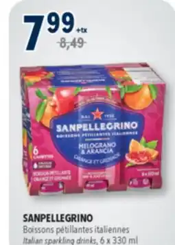 Familiprix SANPELLEGRINO, Italian sparkling drinks, 6 x 330 ml offer