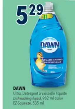 Familiprix DAWN Dishwashing liquid, 982 ml or EZ-Squeeze, 535 ml offer