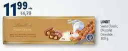 Familiprix Lindt Swiss classic milk chocolate with hazelnuts 300g offer
