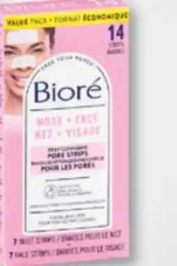 Familiprix Bioré Oil Control charcoal deep cleansing pore nose strips for oily skin offer