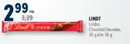 Familiprix Lindt Lindor milk chocolate bar 38g offer