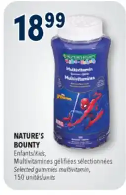 Familiprix Nature's Bounty Kids Marvel Spiderman Multivitamin gummies 150un offer