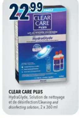 Familiprix CLEAR CARE PLUS, HydraGlyde, Cleaning and disinfecting solution, 2 x 360 ml offer