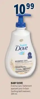 Familiprix Baby Dove Eczema Care soothing bath treatment 384ml offer