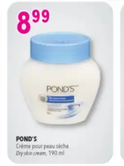 Familiprix Pond's Dry Skin Cream facial moisturiser rich hydration 190ml offer