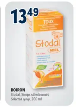 Familiprix BOIRON, Stodal, Selected syrup, 200 ml offer