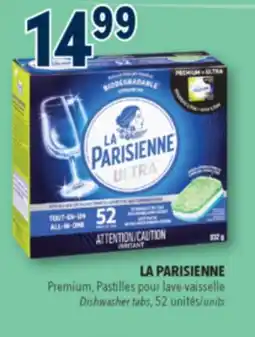 Familiprix La Parisienne Biodégradable automatic dishwasher tabs 52un offer