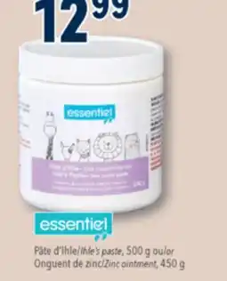Familiprix ESSENTIEL, Ihle's paste, 500 g or Zinc ointment, 450 g offer
