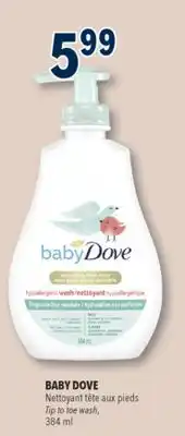 Familiprix BABY DOVE, Tip to toe wash, 384 ml offer