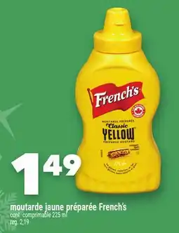 Marche Ami Moutarde jaune préparée French's offer