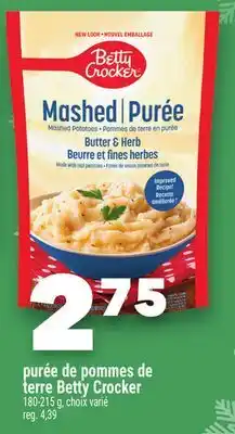 Marche Ami Purée de pommes de terre Betty Crocker offer