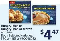 Walmart Hungry-Man or Hungry-Man XL frozen entrees offer