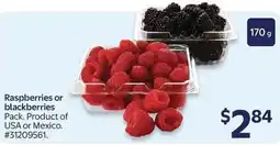 Walmart Raspberries or blackberries offer