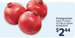 Walmart Pomegranates offer
